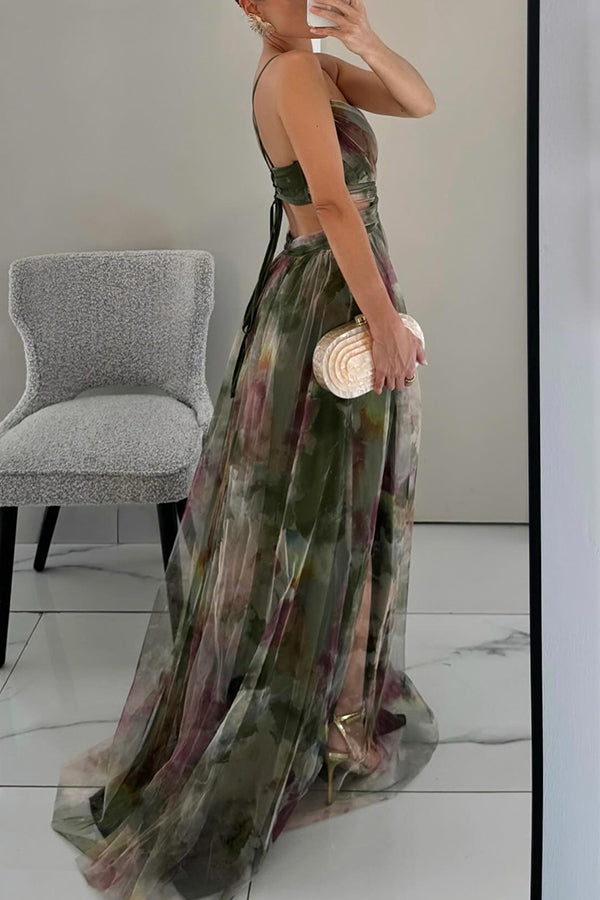 Betoverende Maxi-jurk met Bloemenprint