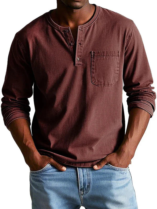 Victor™ | Vintage Longsleeve Overhemd