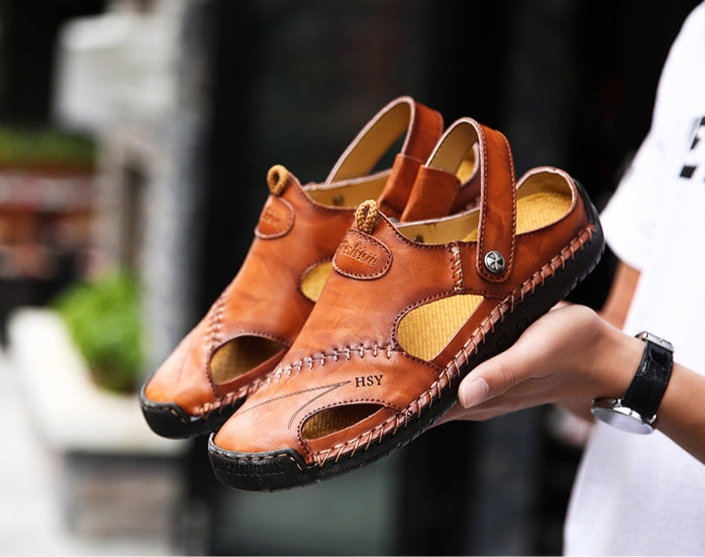 Laurent | Orthopedische leren sandalen