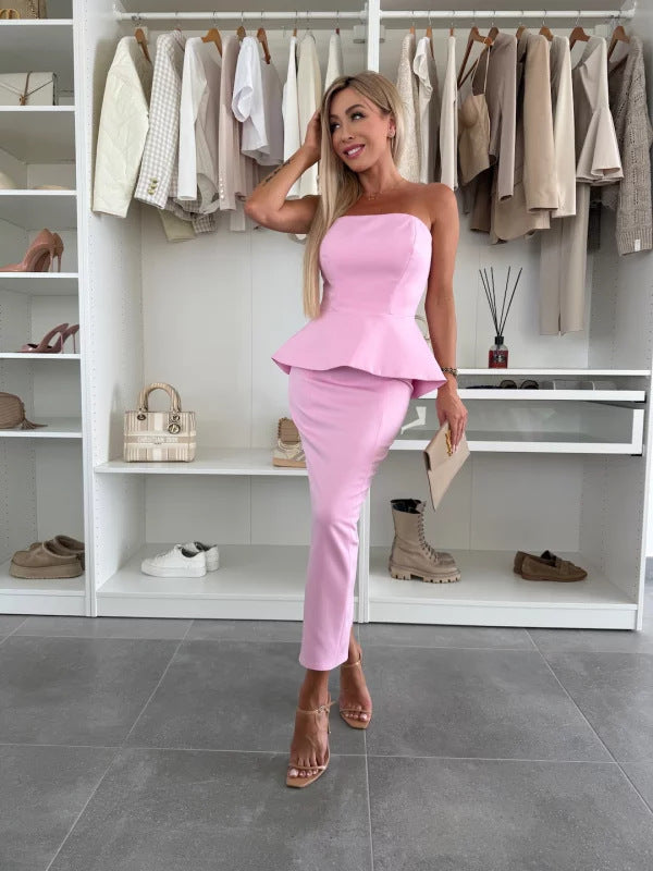 Clara - Slit Temperament Fashion Suit Rok