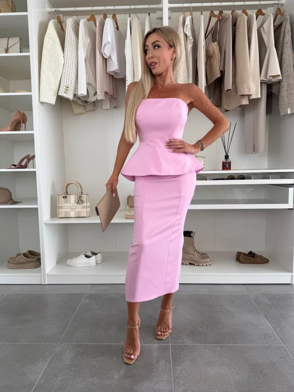 Clara - Slit Temperament Fashion Suit Rok