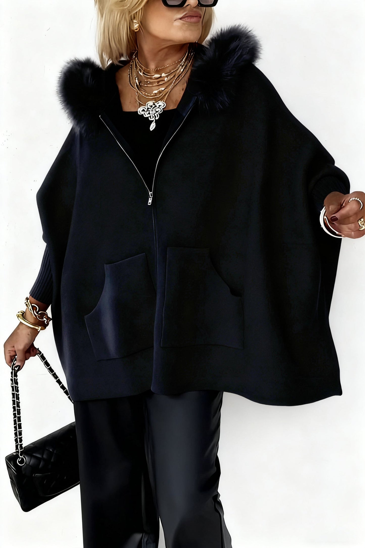 Anouka – Hoodie met ritssluiting en lange mouwen