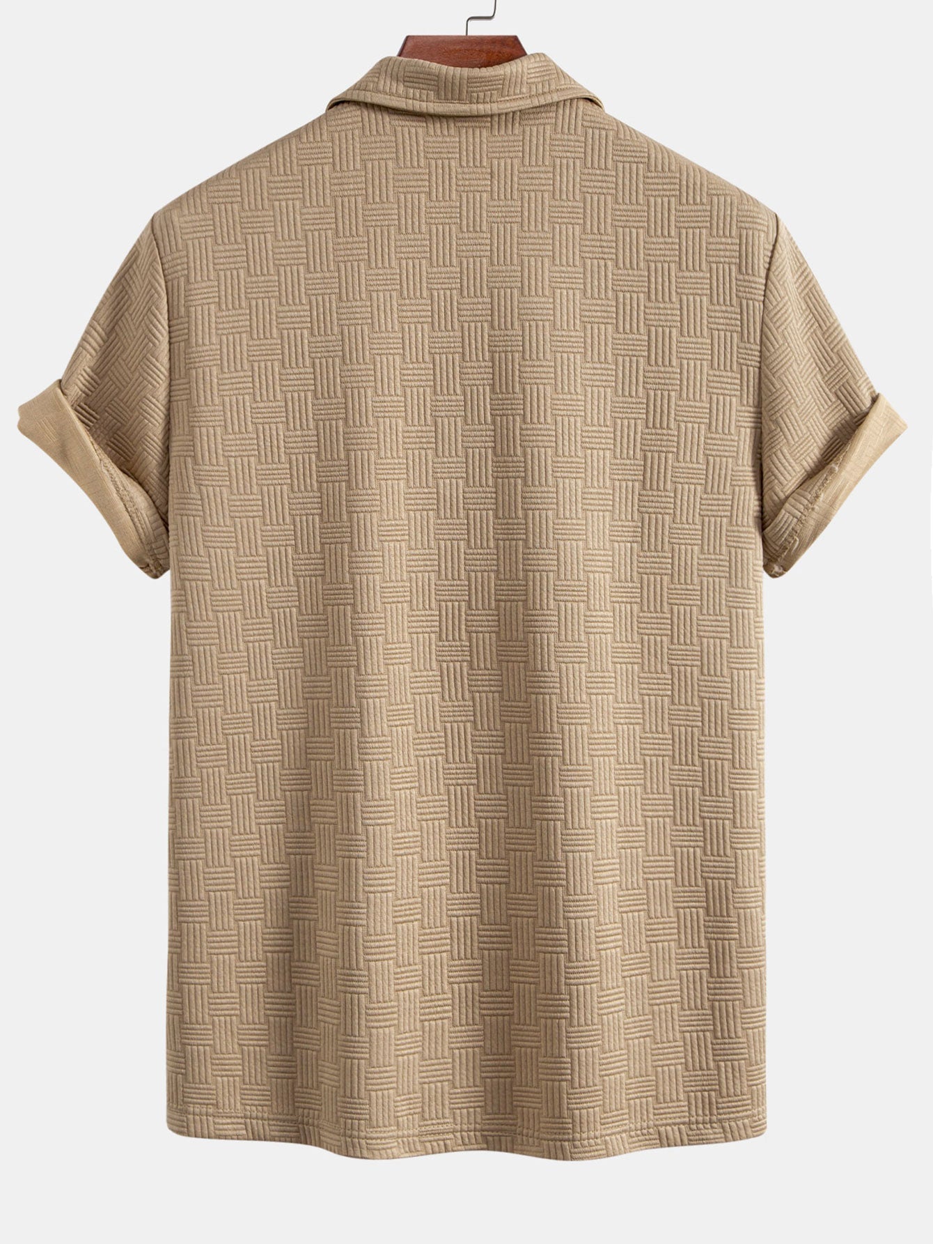 Gestreept Jacquard Poloshirt