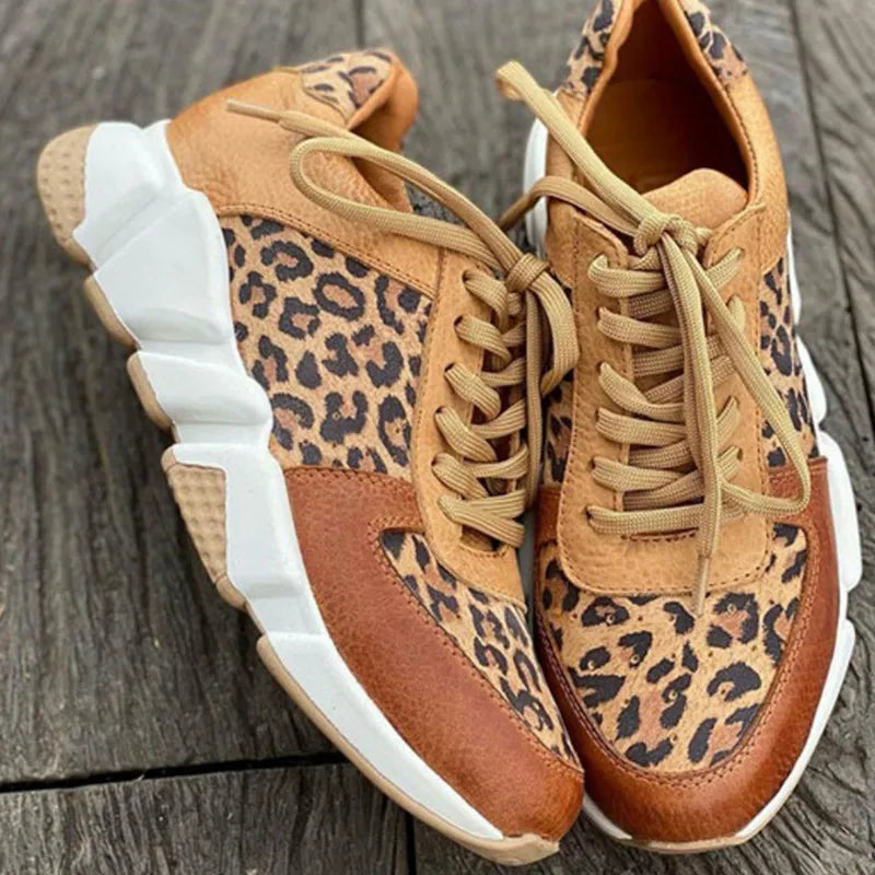 Helena - Comfortabele Leopardenschoenen