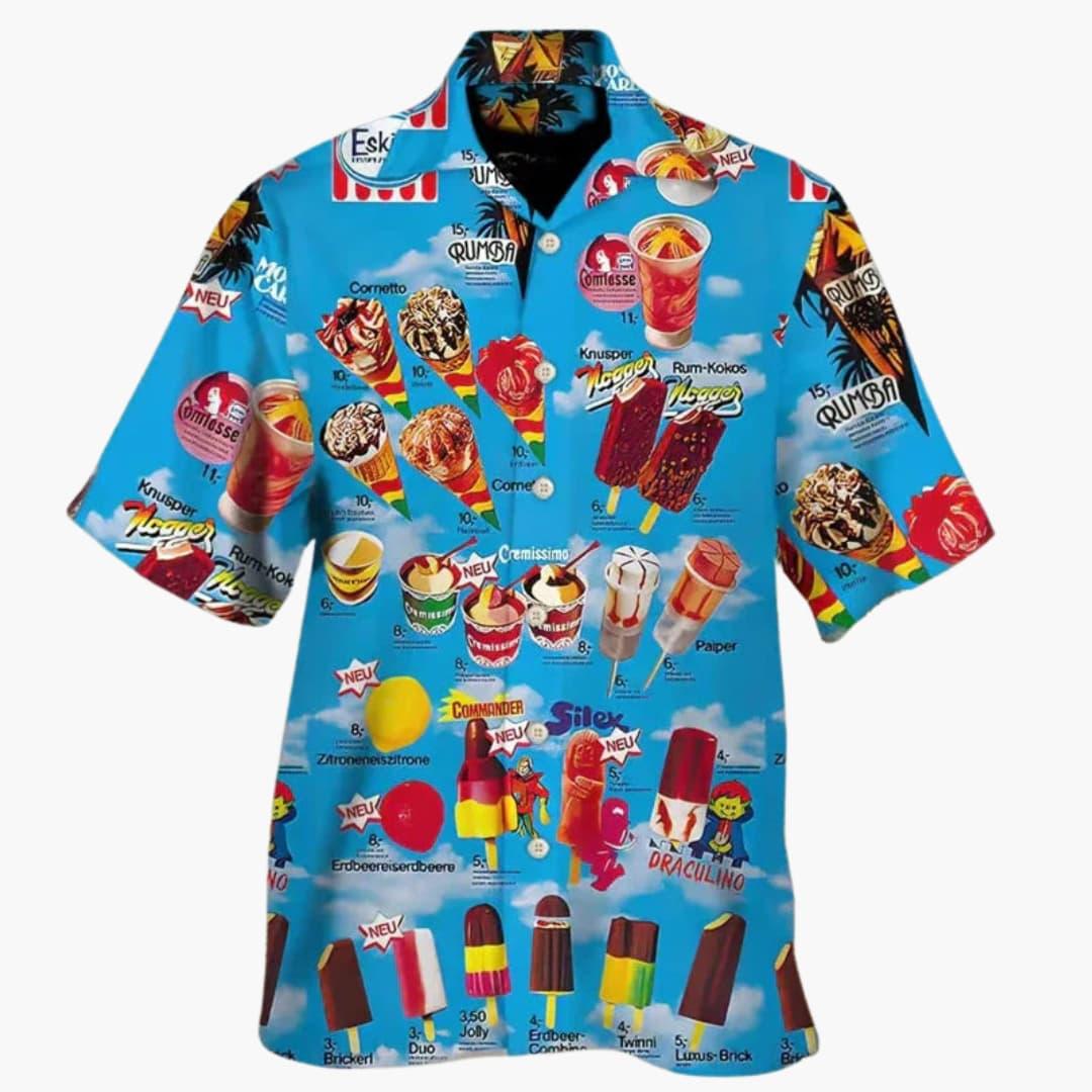 Lubomir – Elegant Zomerhemd met IJsjesprint