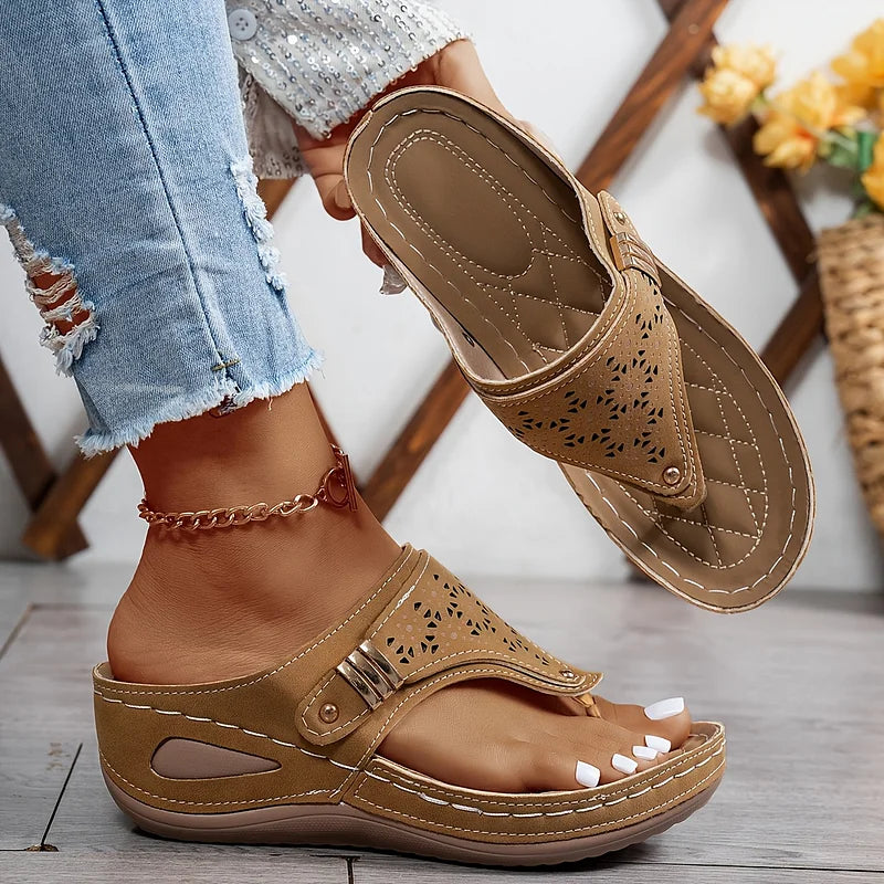 Prime™ | Zomersandalen met Sleehak