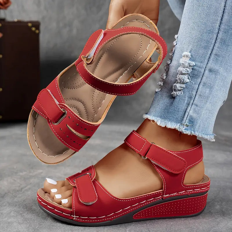 Veera™ - orthopedische sandalen met sleehak