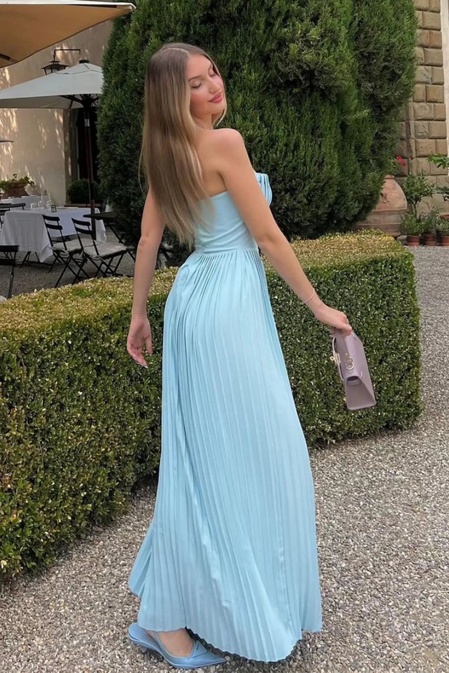 Cora | Straploze Maxi Jurk