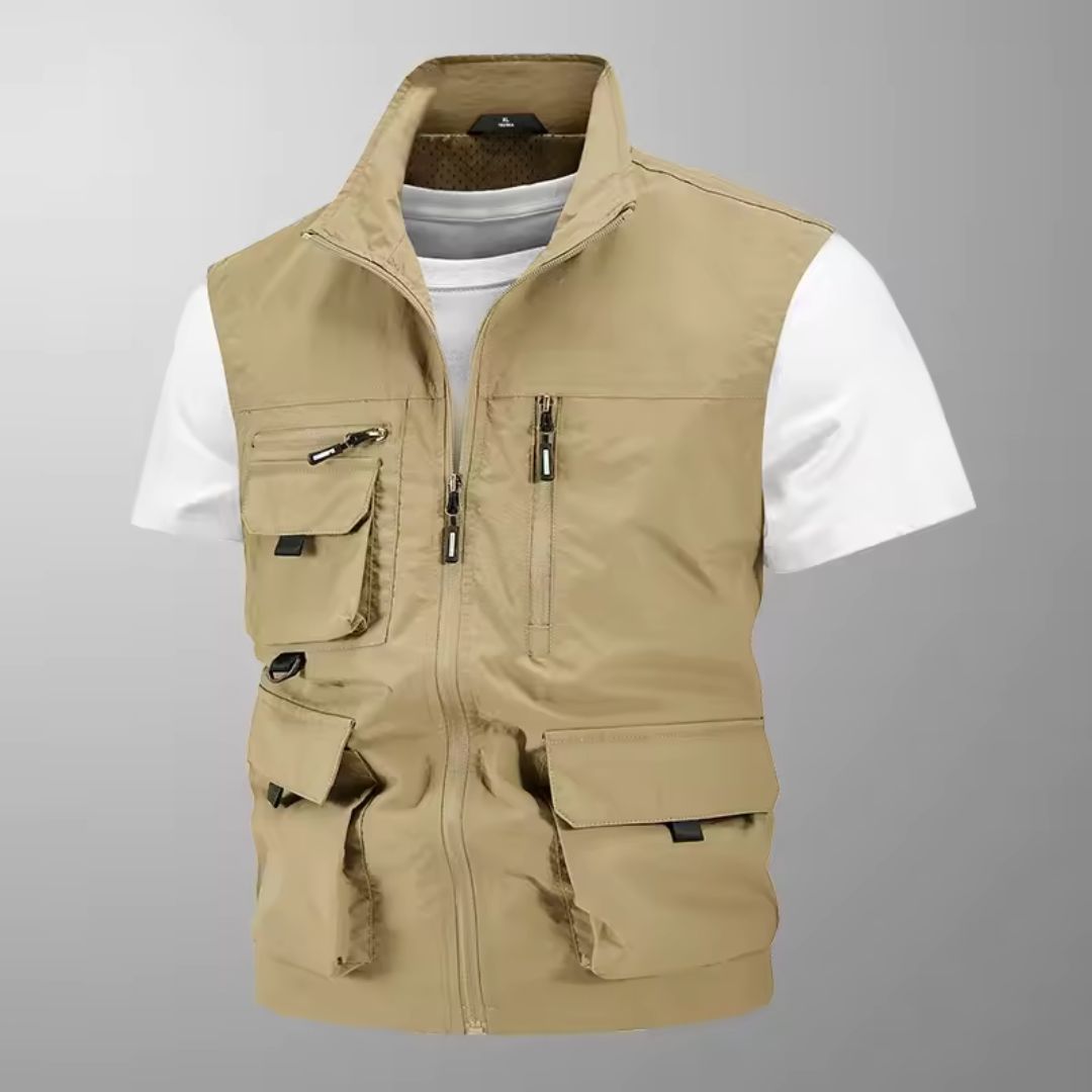 Thevenet – Ademend Outdoor Cargo Gilet met Veel Zakken