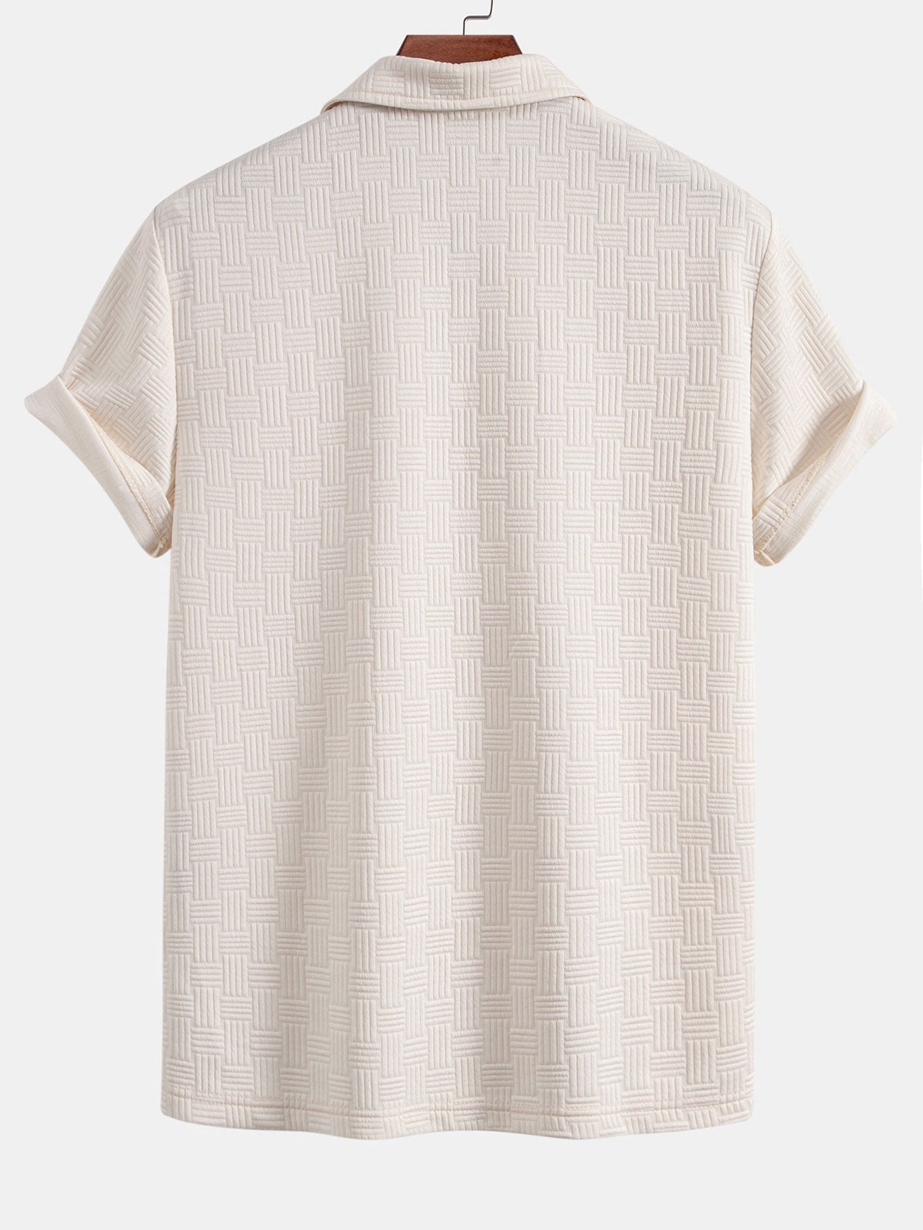 Gestreept Jacquard Poloshirt