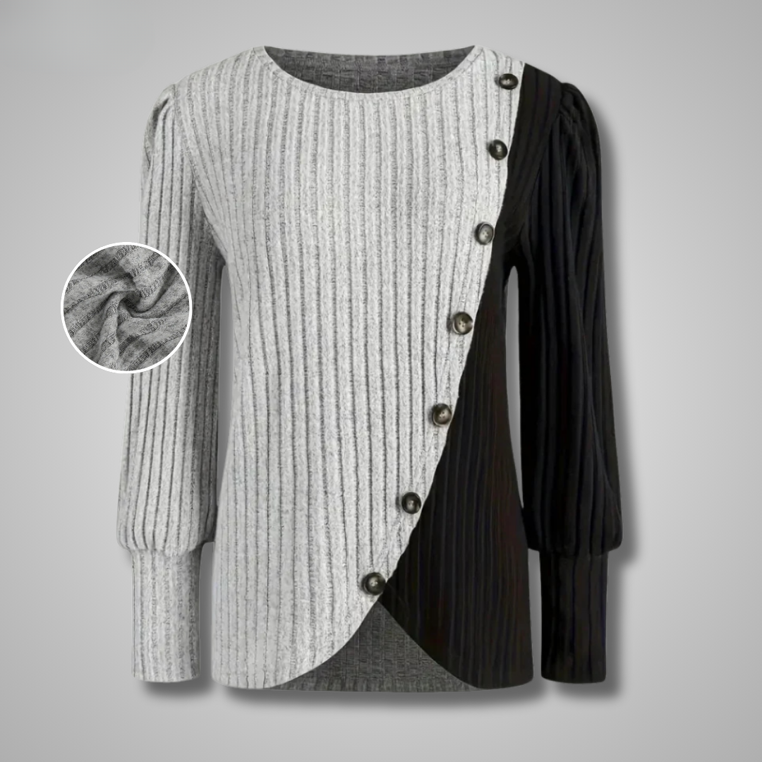 Zeyna – Gebreide Trui met Lange Mouwen