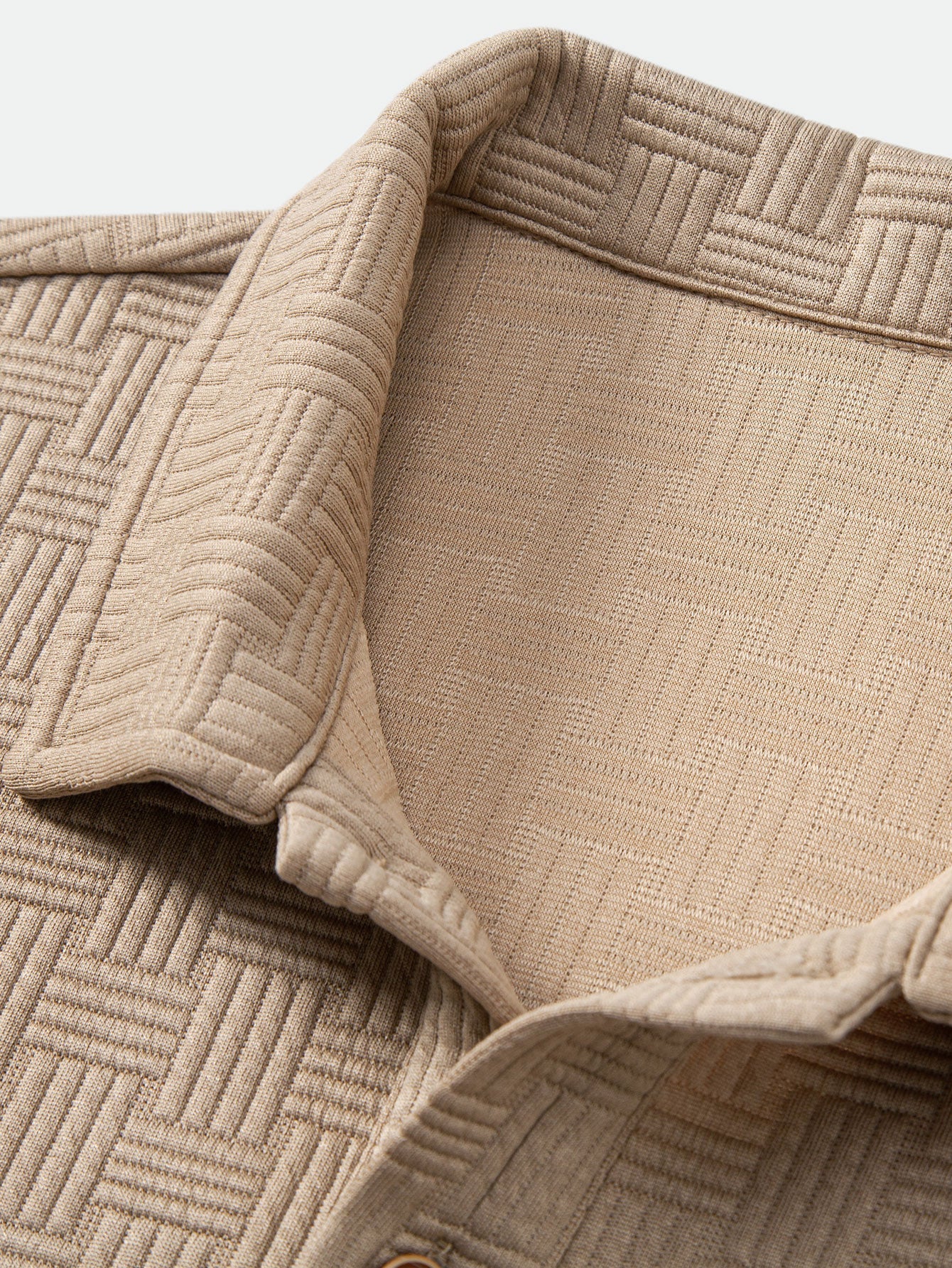 Gestreept Jacquard Poloshirt