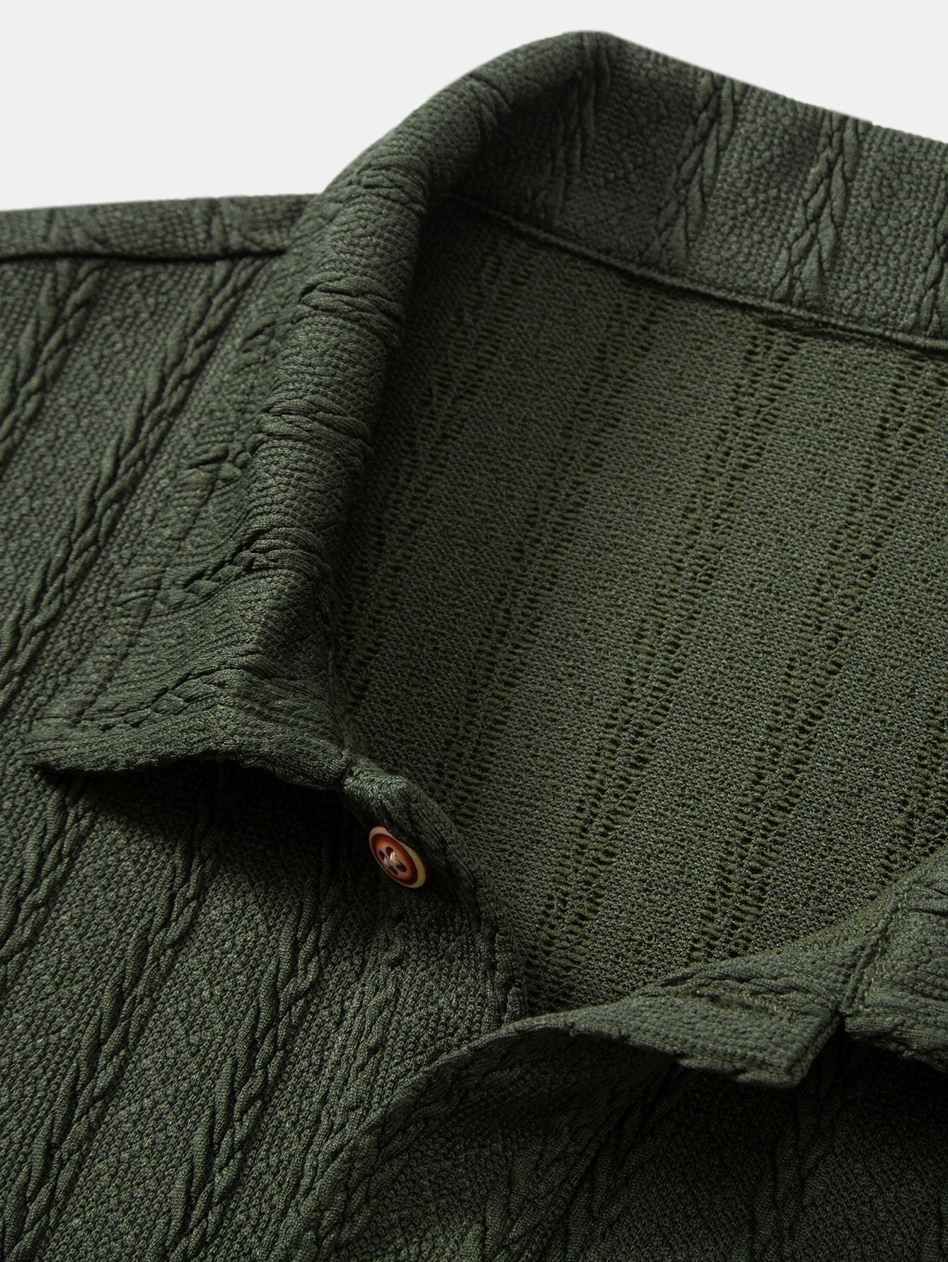 Twist Texture Gebreid Poloshirt