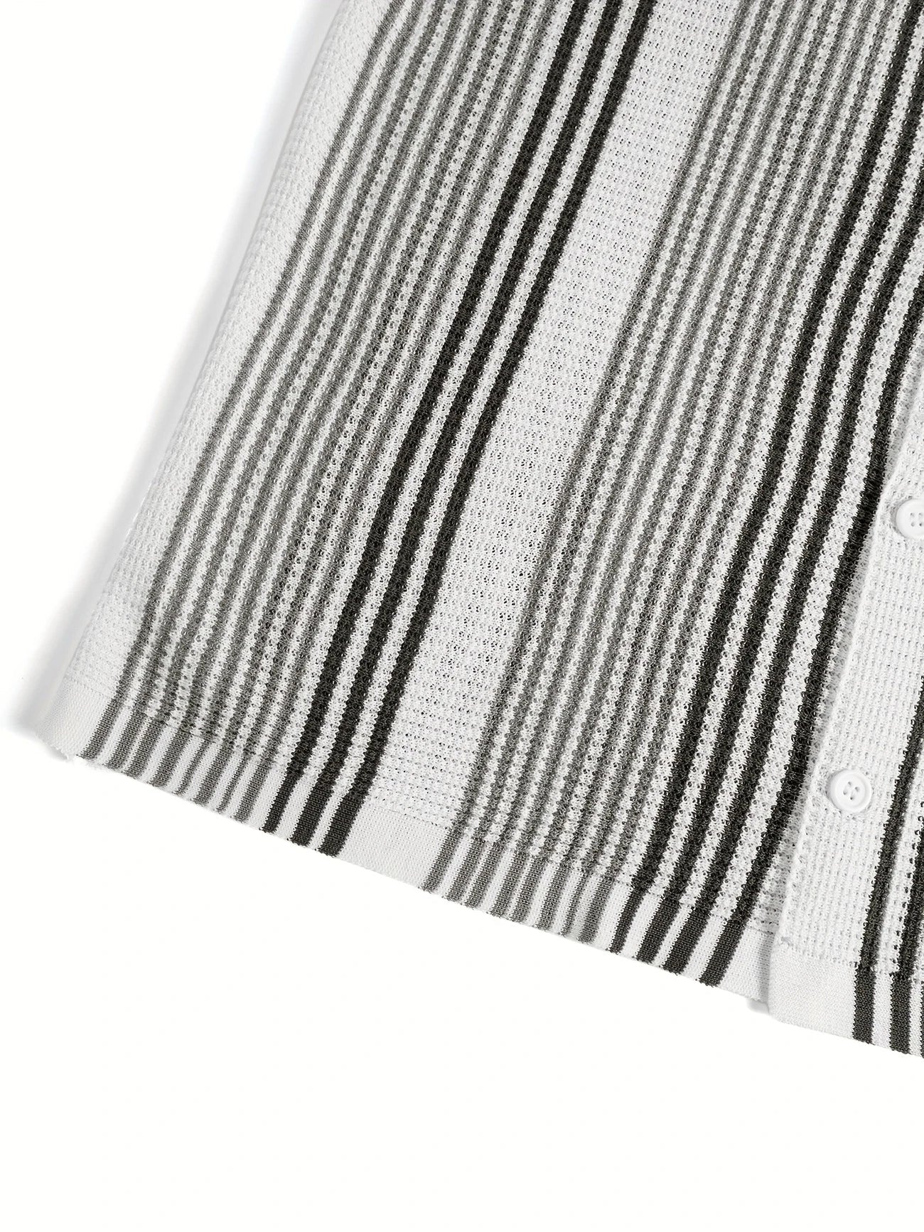 Avram – Casual Gestreept Overhemd met Knoopsluiting