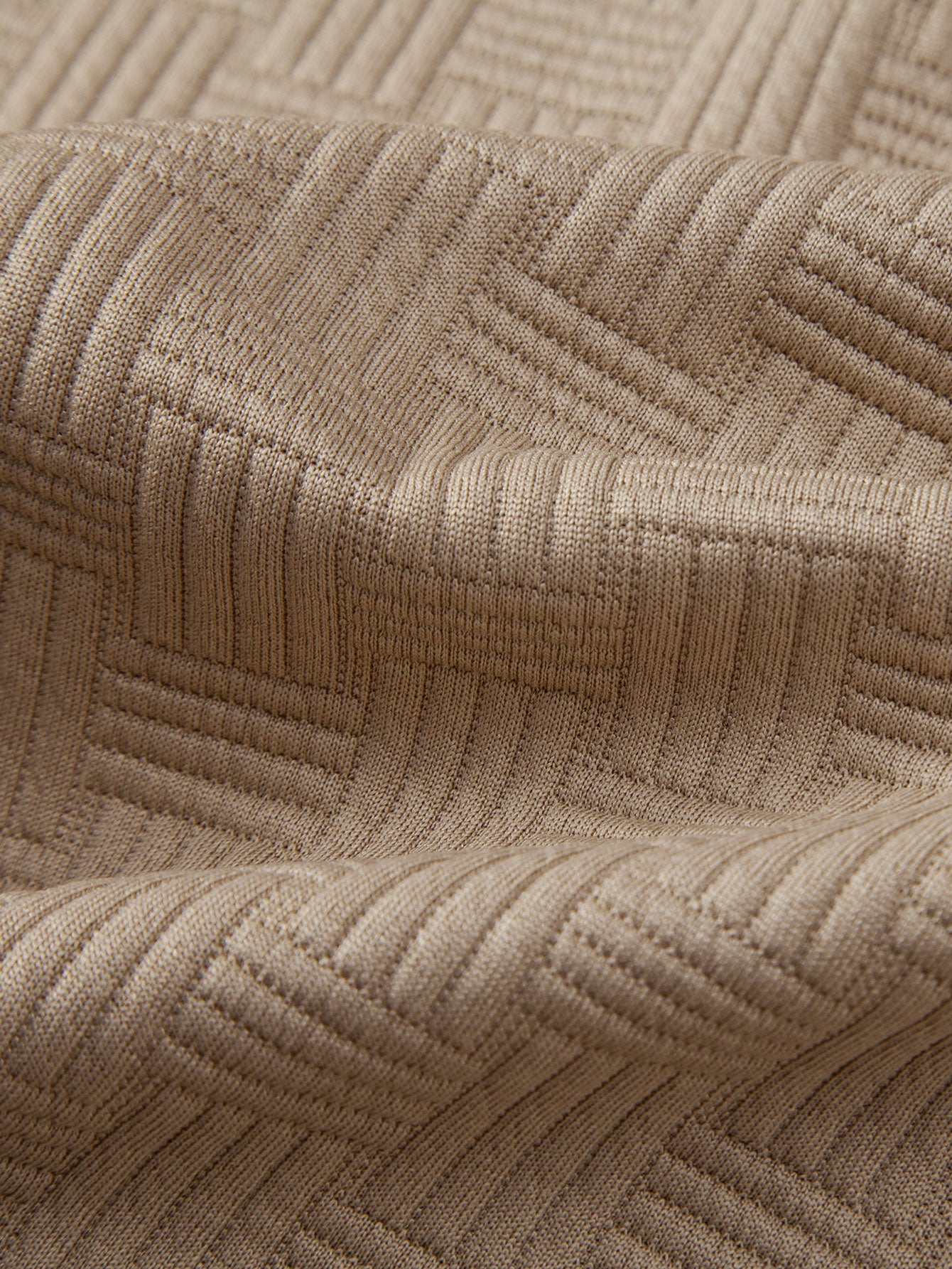 Gestreept Jacquard Poloshirt