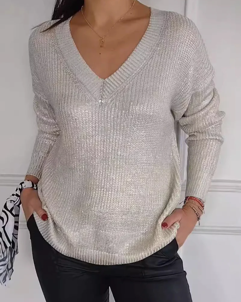 Noortje – Casual V-Hals Trui