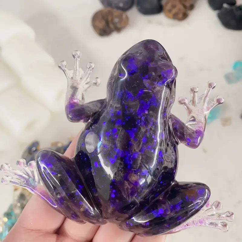 Aurorasteen – Luxe Kristallen Kikker Beeld voor Thuisdecoratie ( 2+1 GRATIS)