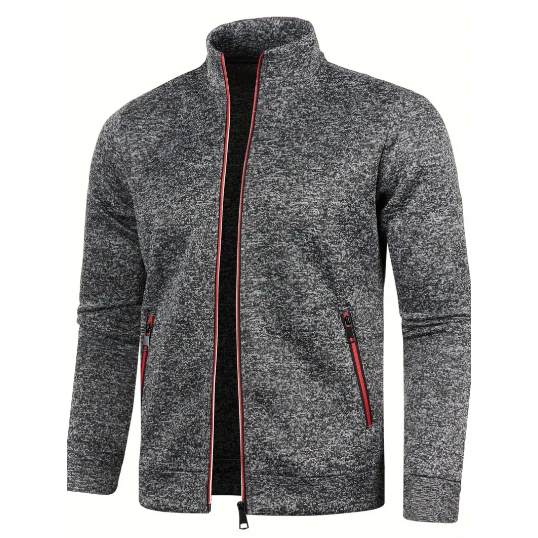 Eric™ – Klassiek Gebreid Vest met Rits