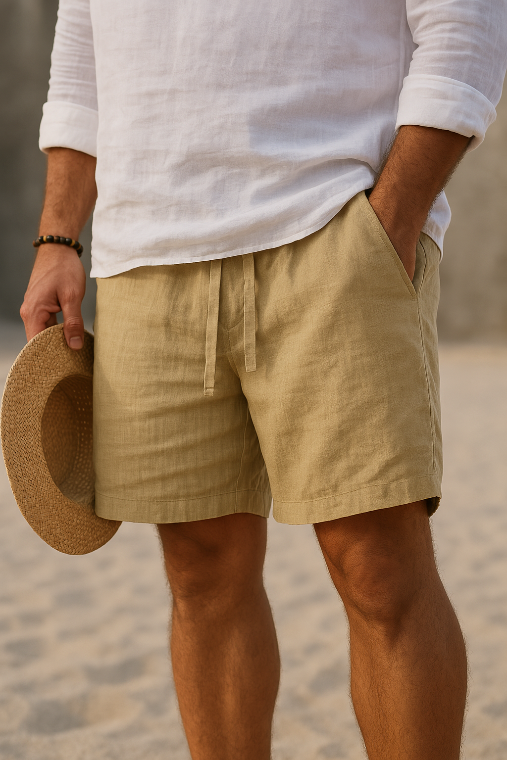 Lorenzo™ | Katoen-Linnen Shorts