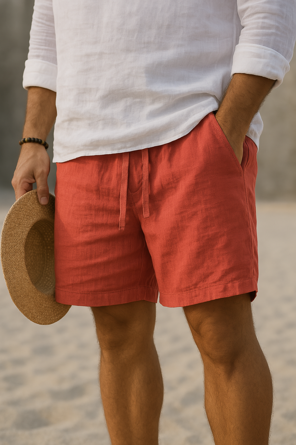 Lorenzo™ | Katoen-Linnen Shorts