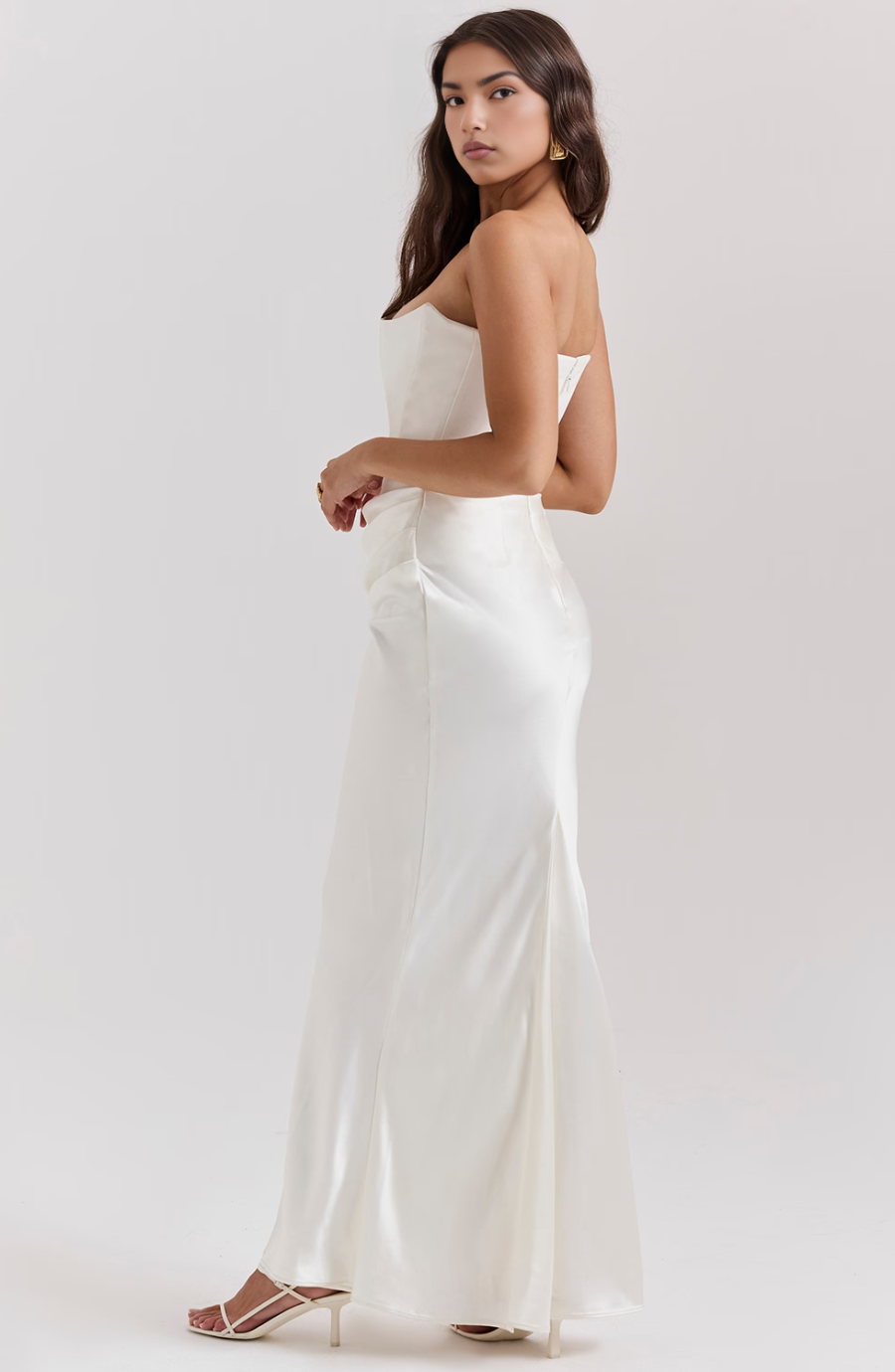 Tessa | Straploze Maxi Jurk