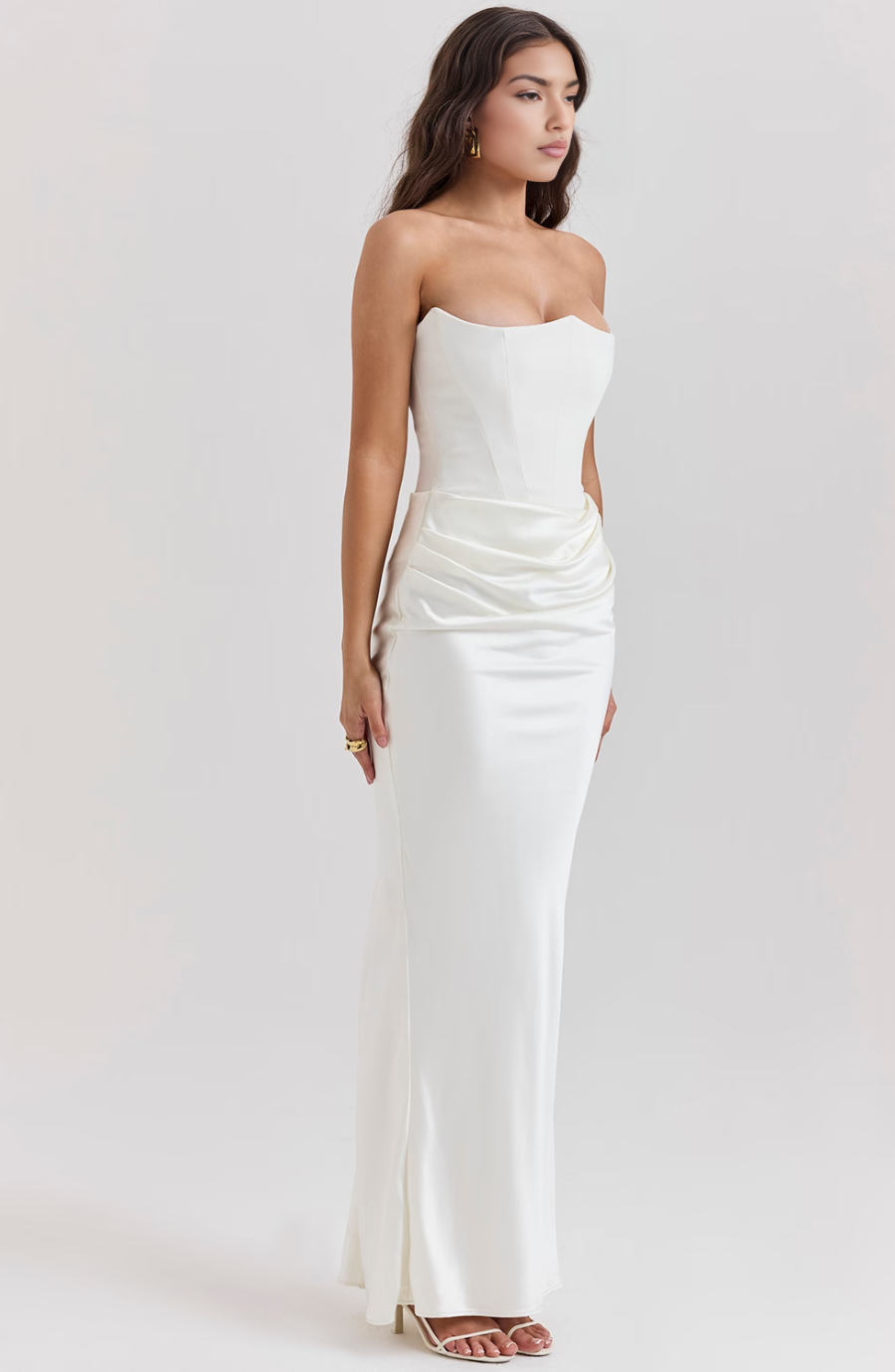 Tessa | Straploze Maxi Jurk