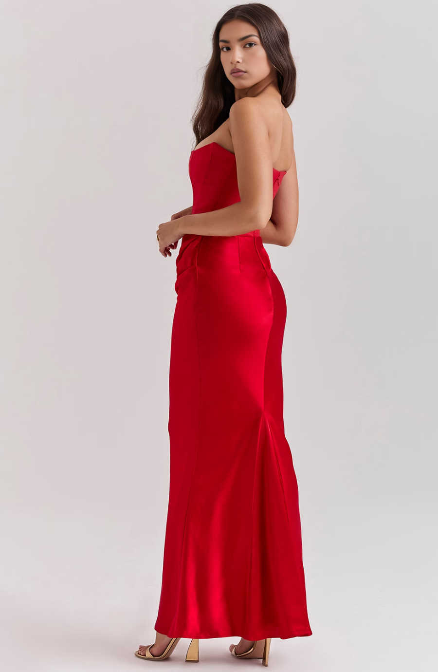 Tessa | Straploze Maxi Jurk
