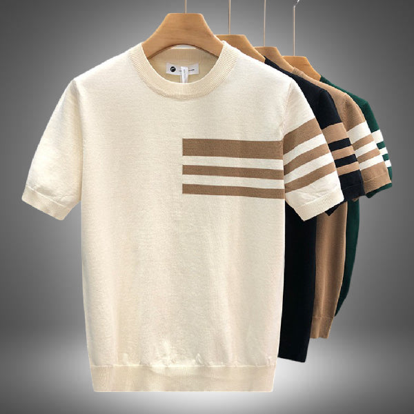 Jules – Gestreept Katoenen Knit T-shirt