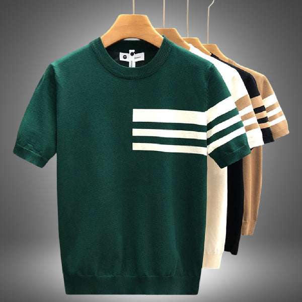 Jules – Gestreept Katoenen Knit T-shirt