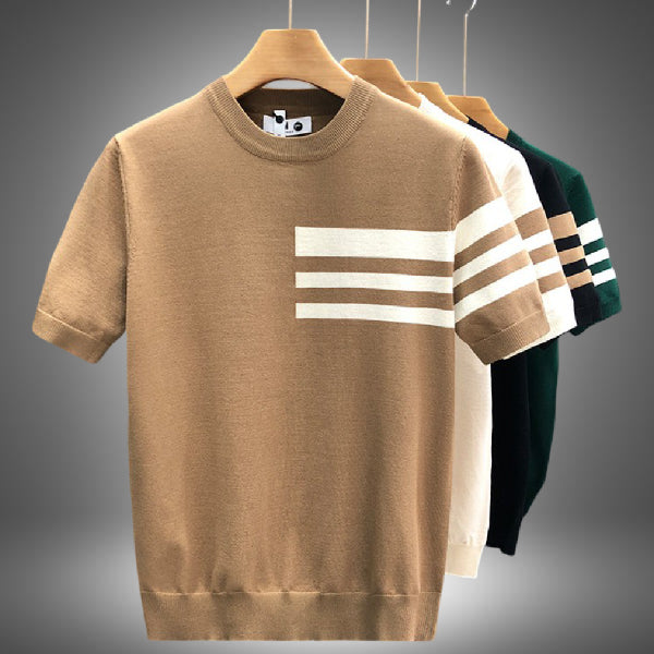 Jules – Gestreept Katoenen Knit T-shirt