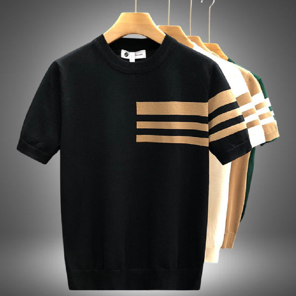 Jules – Gestreept Katoenen Knit T-shirt