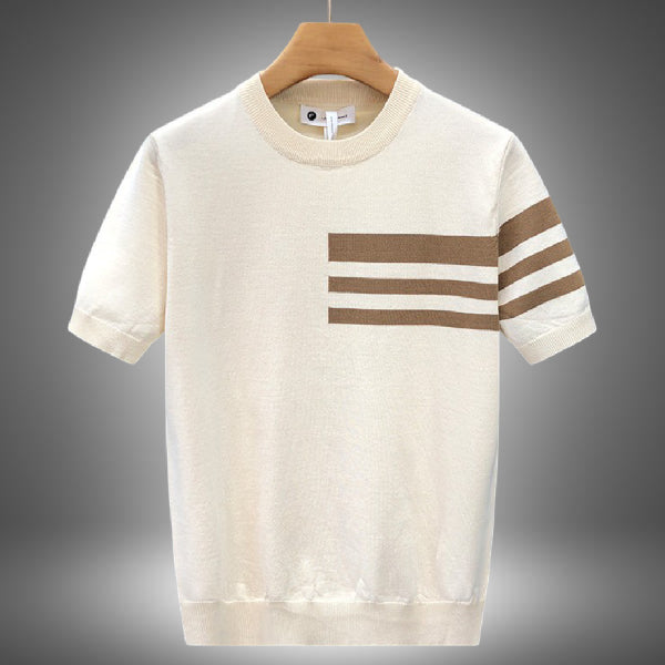 Jules – Gestreept Katoenen Knit T-shirt