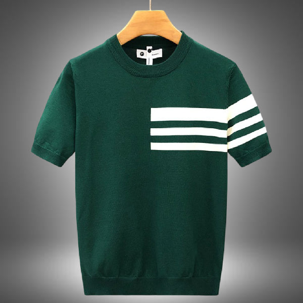 Jules – Gestreept Katoenen Knit T-shirt