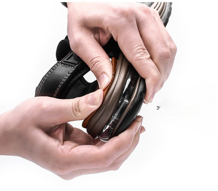 Breon™ – Stijlvolle Leren Sandalen (unisex)