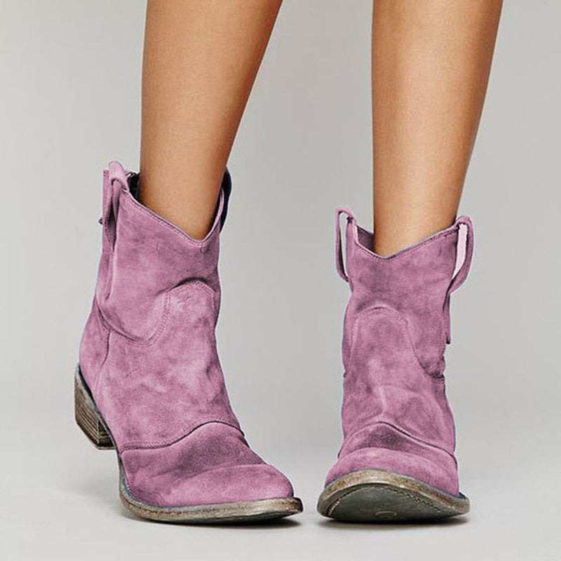 Roselle | Suède Westernlaarzen