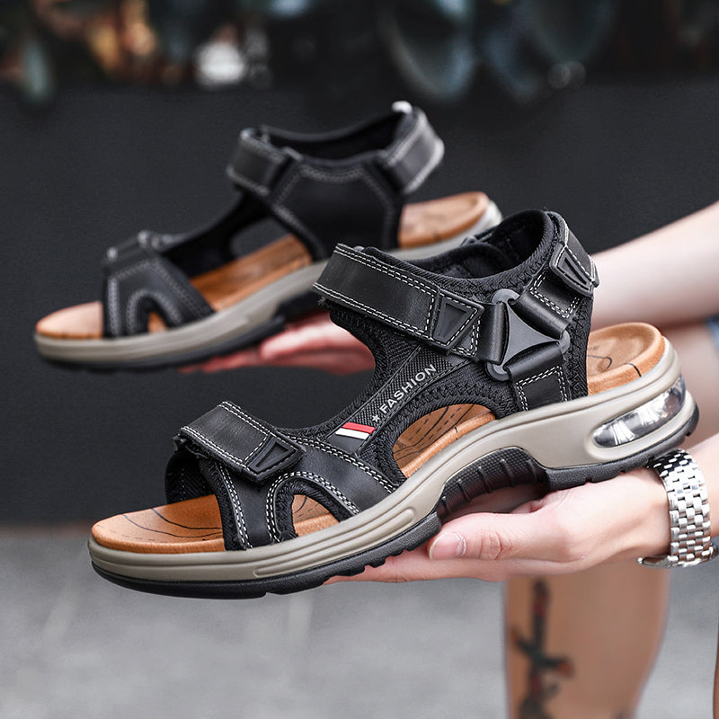 Breon™ – Stijlvolle Leren Sandalen (unisex)