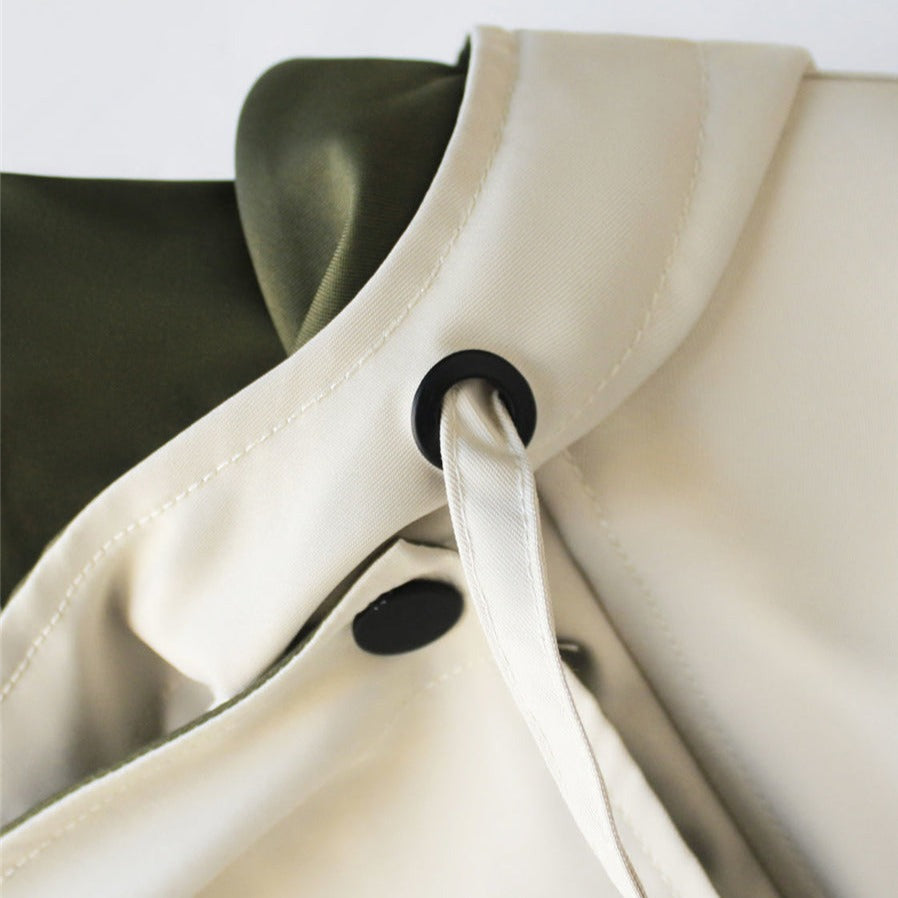 Sanne – Luxe Trenchcoat met Dubbele Kraag