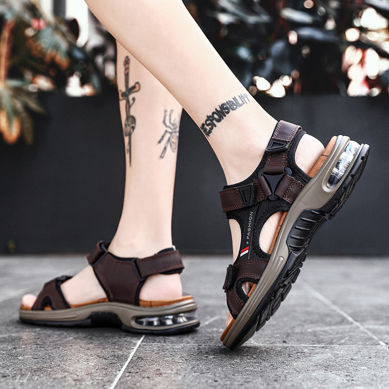 Breon™ – Stijlvolle Leren Sandalen (unisex)