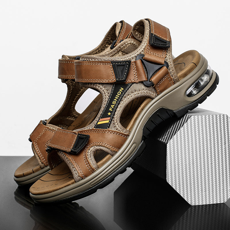 Breon™ – Stijlvolle Leren Sandalen (unisex)