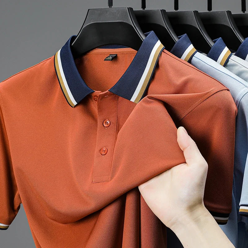 Thierry – Klassieke Polo met Contrasterende Details