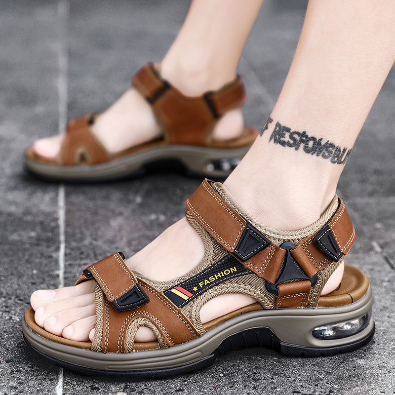 Breon™ – Stijlvolle Leren Sandalen (unisex)