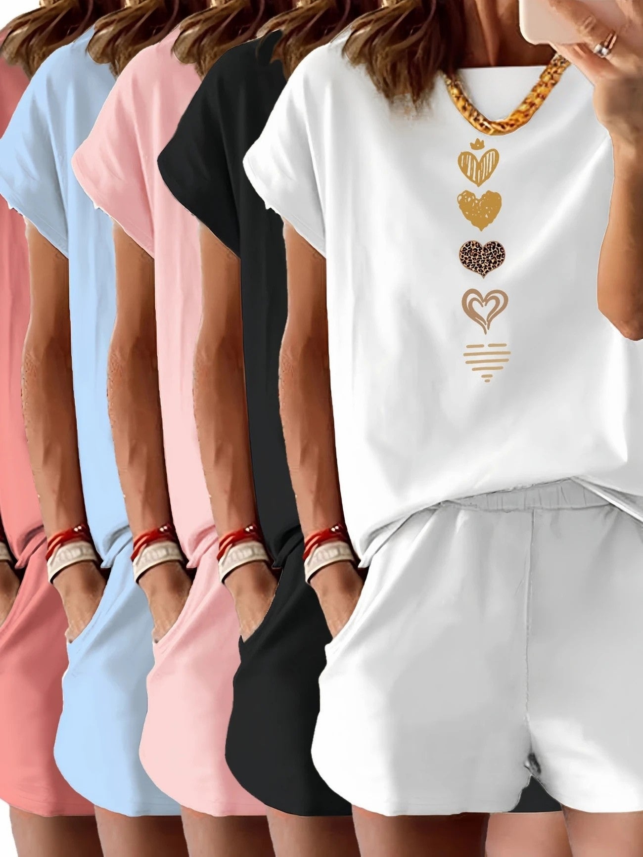 Lyra – Casual Tweedelige Set met Grafische Print