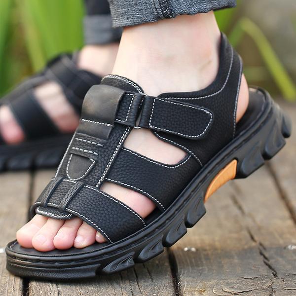 Viggo™ – Ademend Leren Wandelsandalen voor Heren