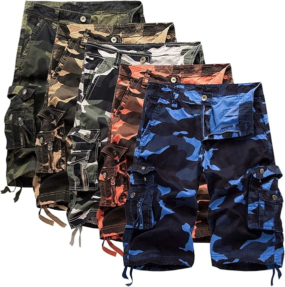 Rick – Outdoor Camo Korte Cargo Broek