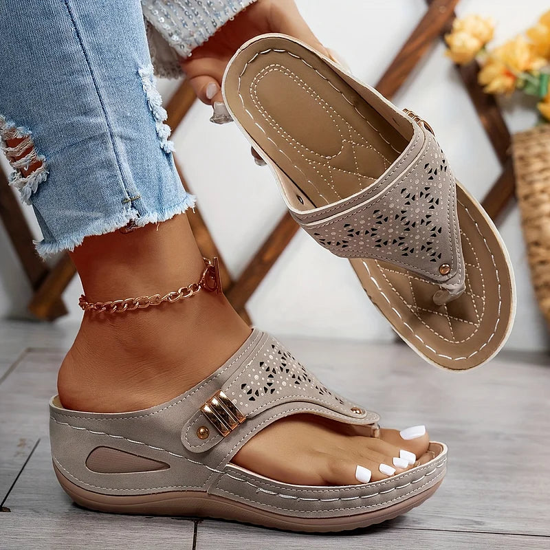 Prime™ | Zomersandalen met Sleehak