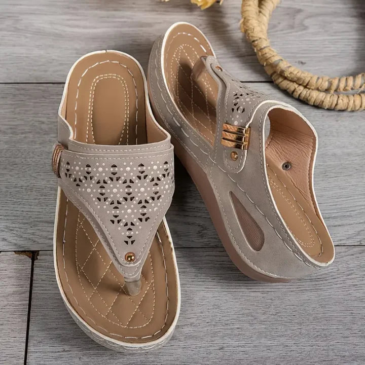 Prime™ | Zomersandalen met Sleehak