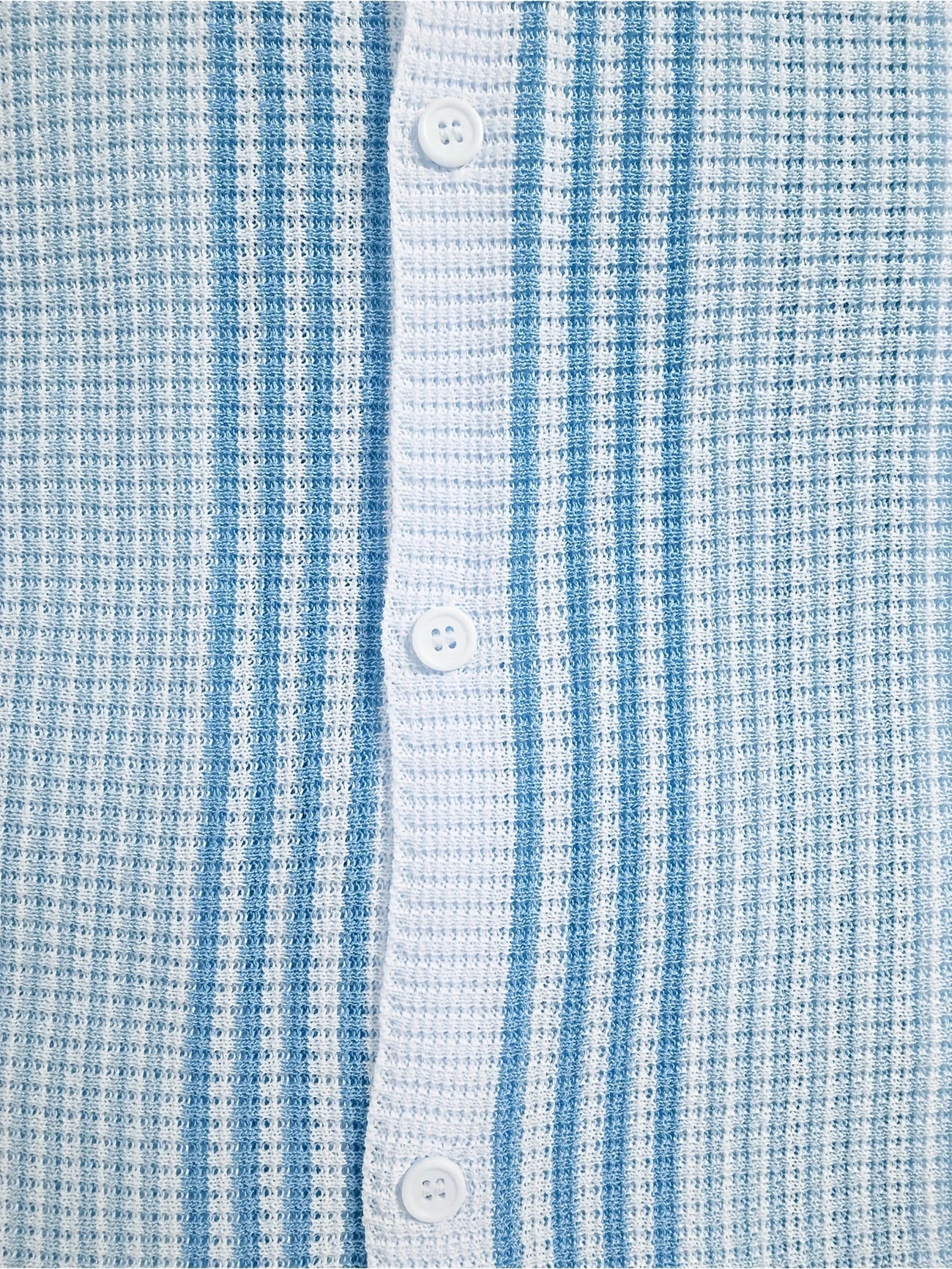 Avram – Casual Gestreept Overhemd met Knoopsluiting