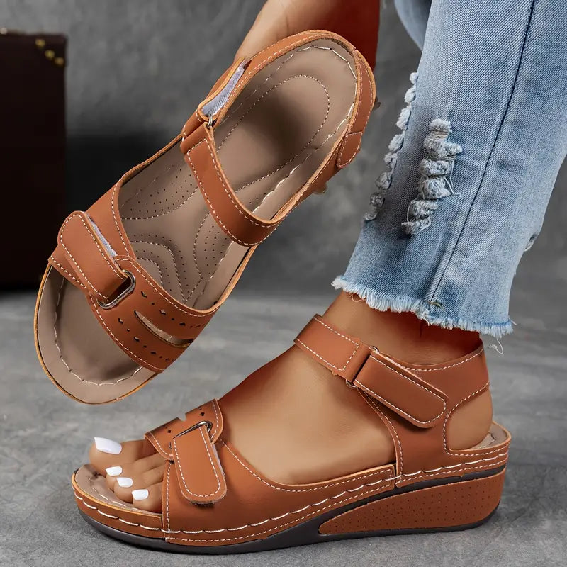 Veera™ - orthopedische sandalen met sleehak