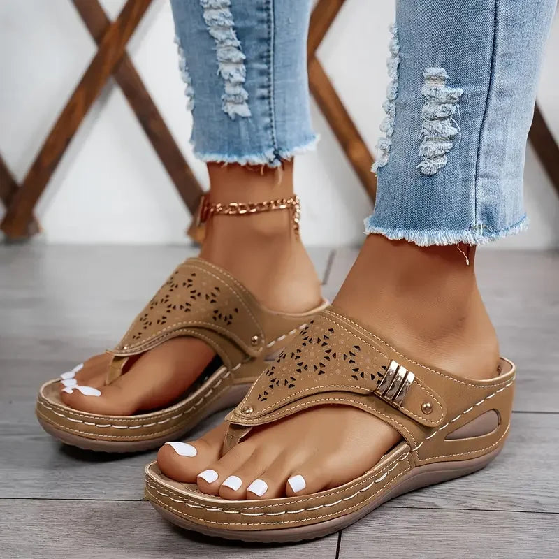 Prime™ | Zomersandalen met Sleehak