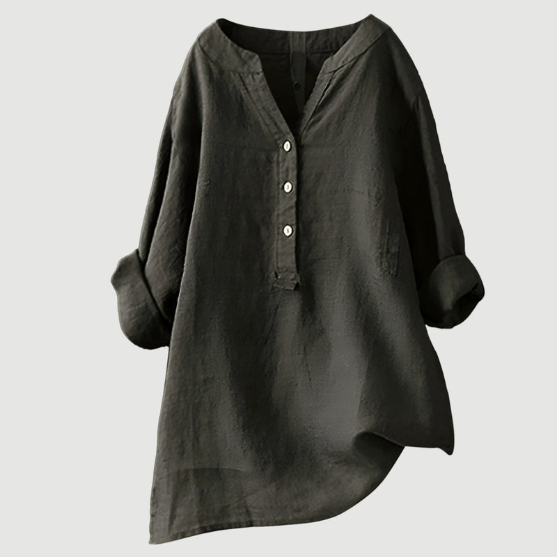 Reine™ – Comfortabele Linnen Blouse